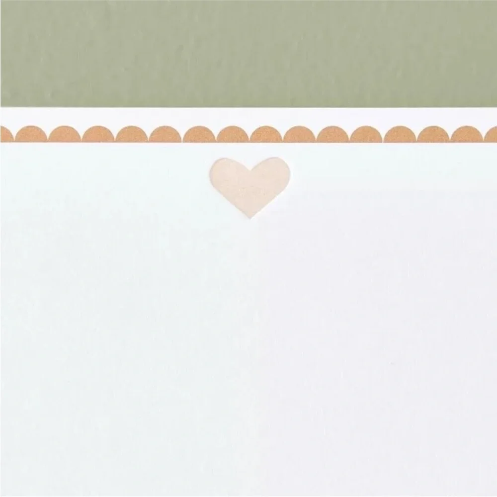 Hearth & Hand Magnolia 24ct Valentine's Day Embossed Heart Blank Greeting Cards